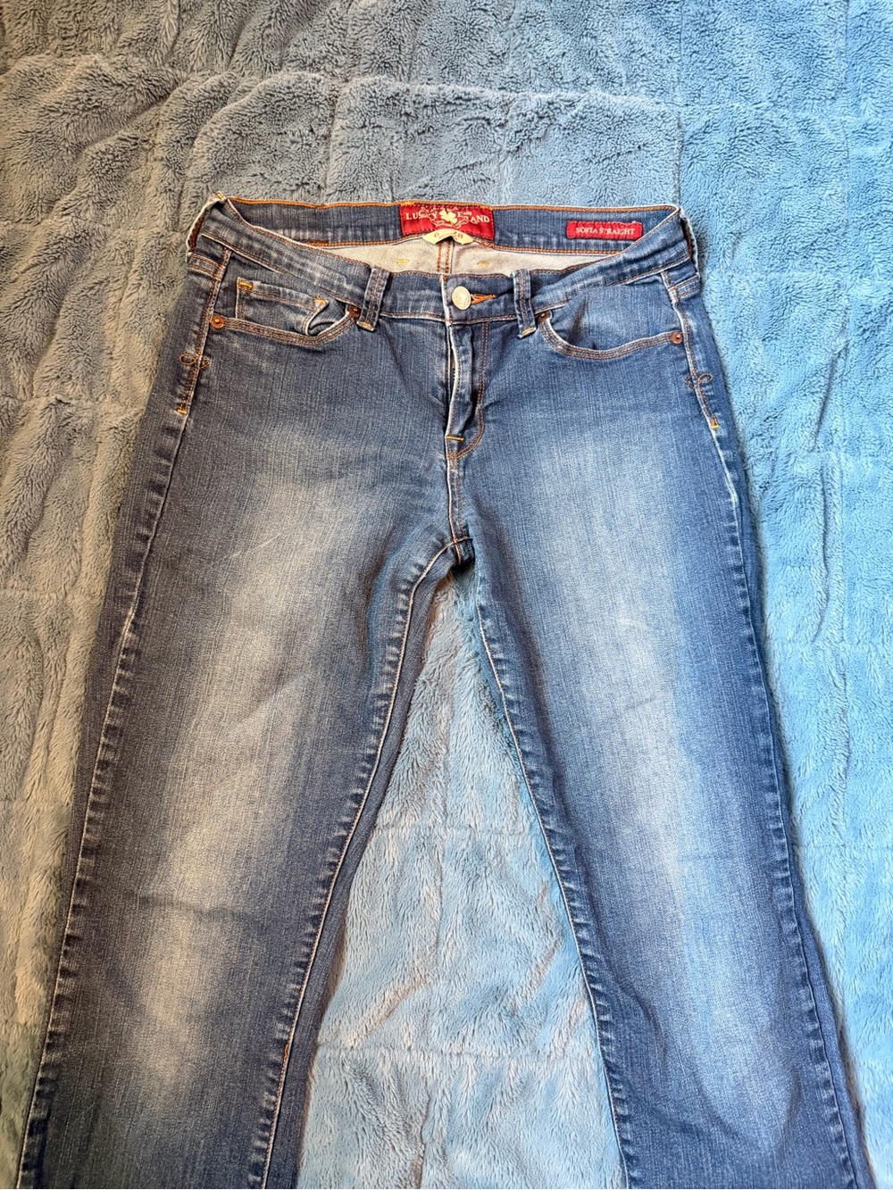 Lucky Brand Womens Medium Blue Skinny Jeans